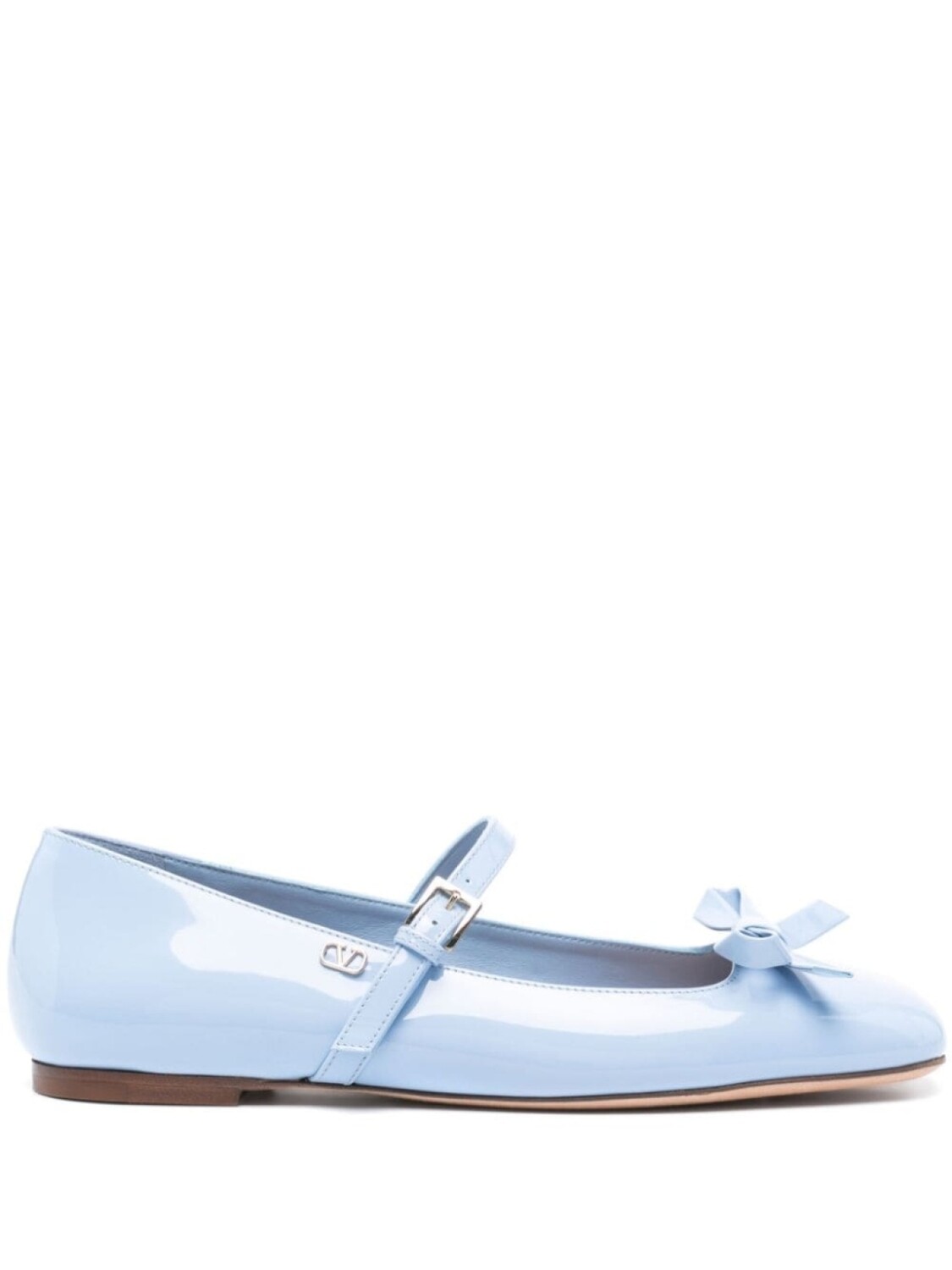 

Valentino Garavani балетки Romance Bow, синий