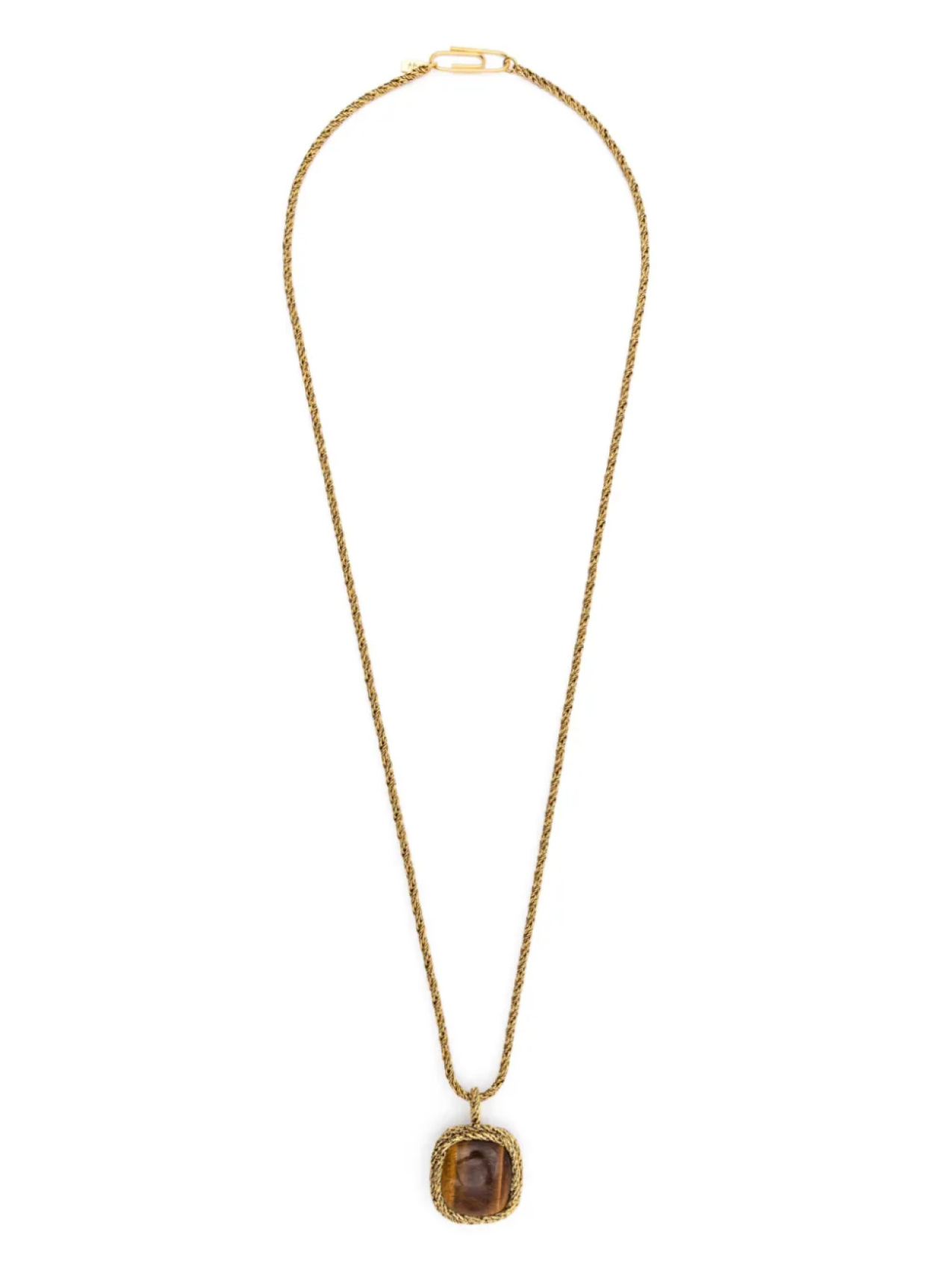 

ОЖЕРЕЛЬЕ MIKI ТИГРОВЫЙ ГЛАЗ Aurelie Bidermann, золотой