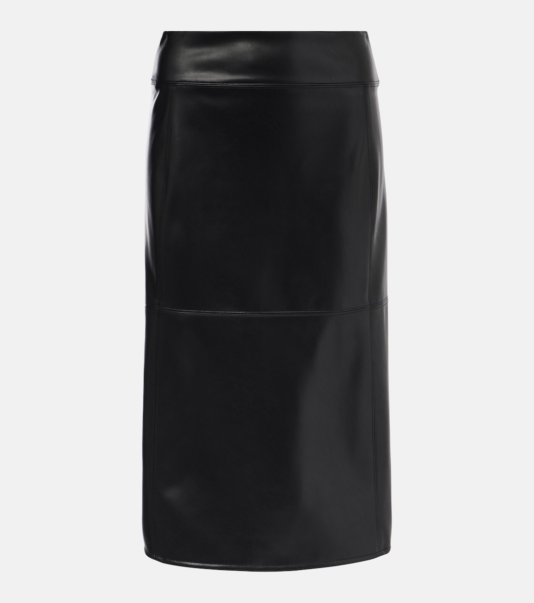 

Юбка миди из искусственной кожи S Max Mara, Nero