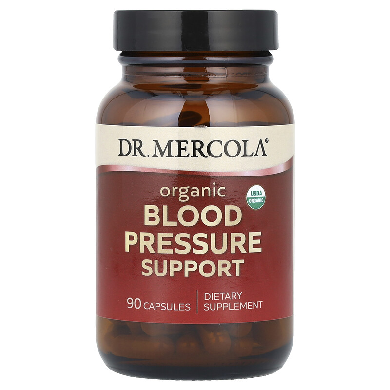 

Dr. Mercola, Органическая поддержка артериального давления, 90 капсул