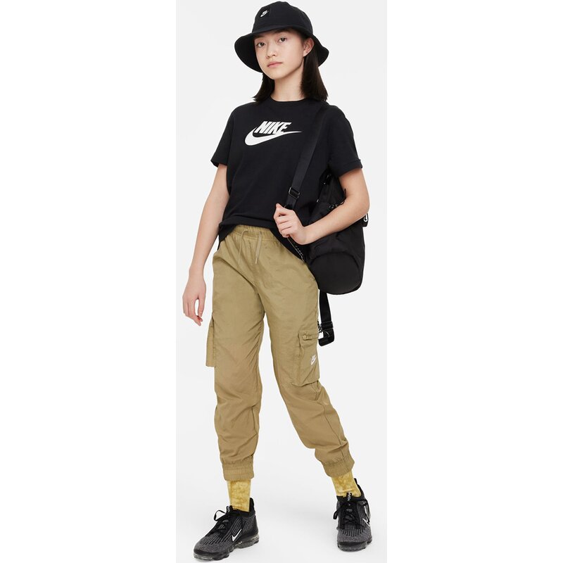 Shirt g nsw tee futura ss boy Nike, черный — фото 3