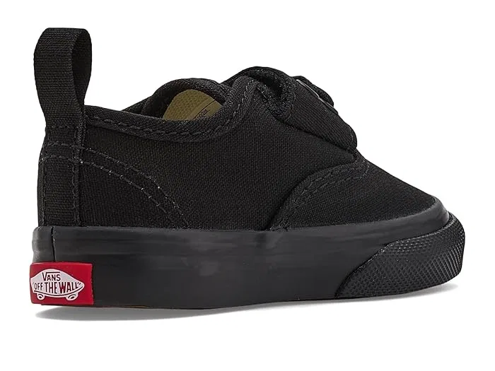 Кроссовки на эластичных шнурках Authentic Elastic V Vans Kids, Black/Black — фото 4