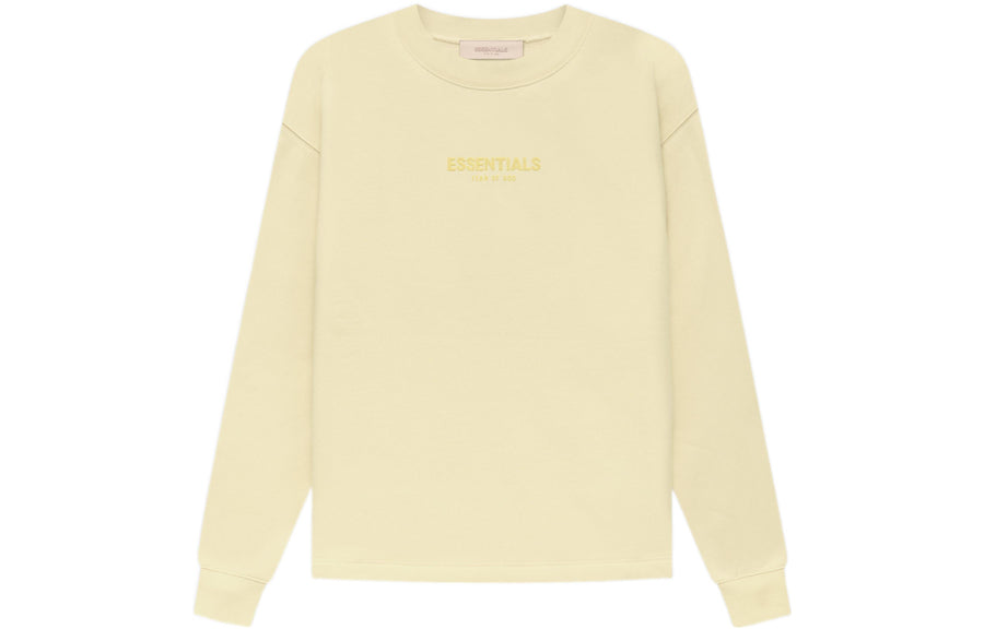Худи Fear of God Essentials FW22 Relaxed Crewneck Canary, желтый — фото 2