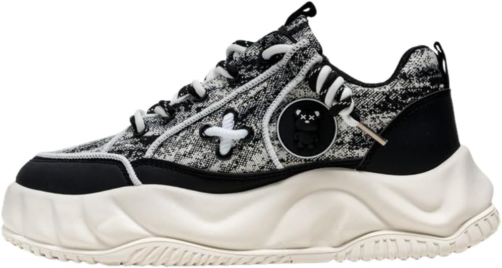 

Дышащие беговые кроссовки для мужчин, легкие слипоны, повседневные с толстой подошвой, противоскользящие, для спортзала и занятий спортом Lexamen, черный