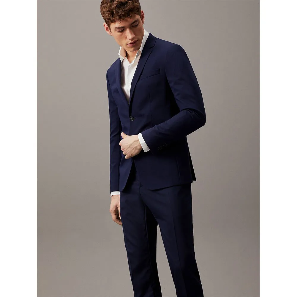 

Блейзер Calvin Klein Stretch Wool Slim Fit, синий