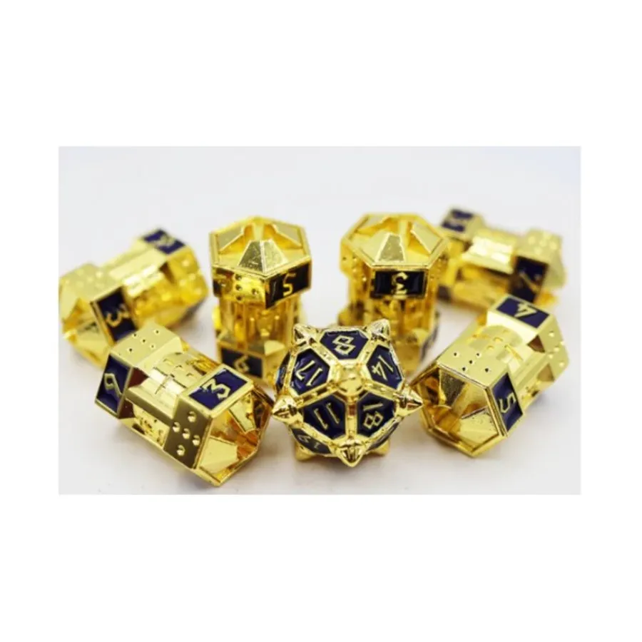 

Набор кубиков CCG — Cobalt Cosmos (7), Dice Sets - Metal CCG Dice 51