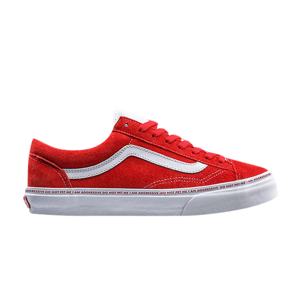Кроссовки Sankuanz x Style 36 Vans, красный