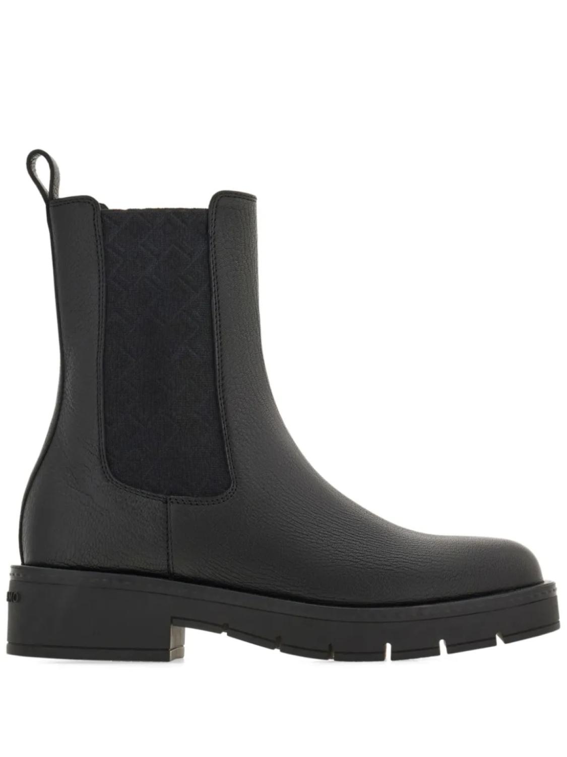 Ботинки челси Ferragamo, черный