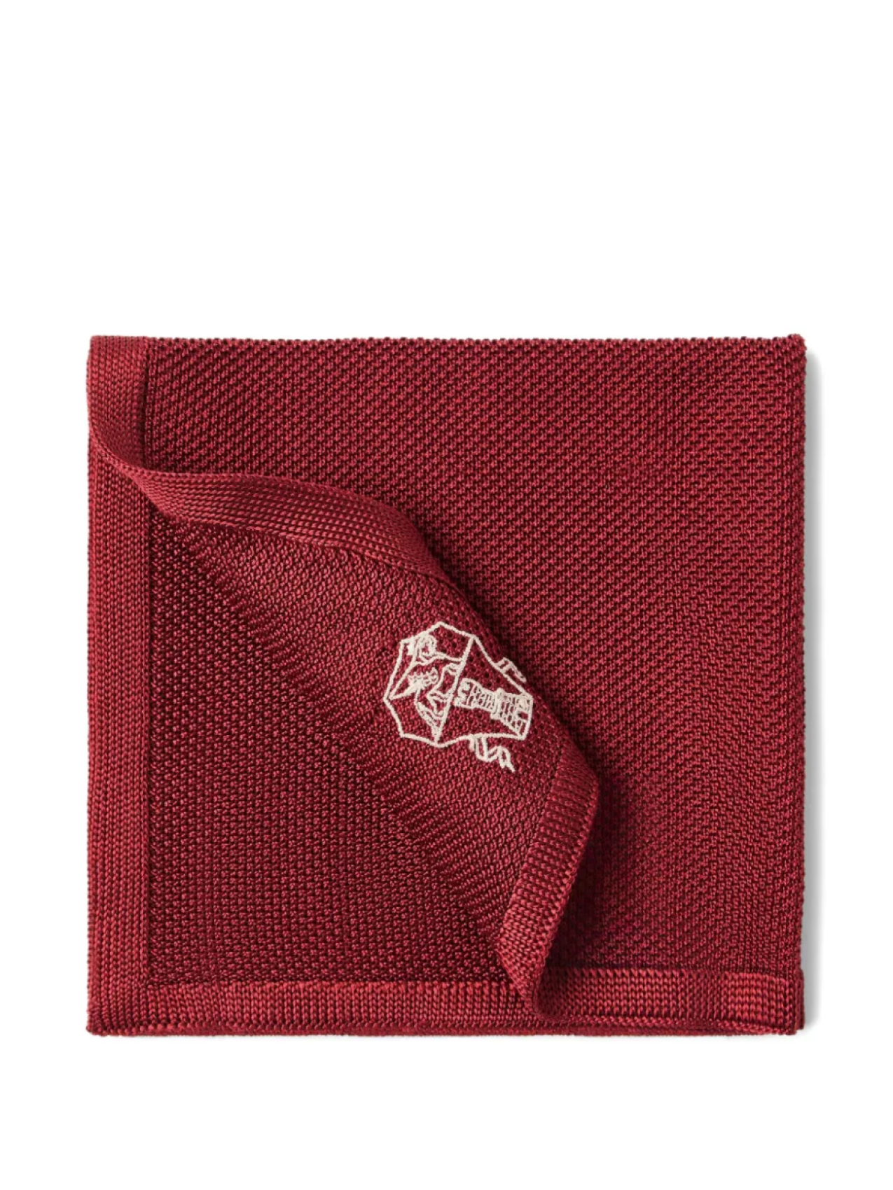

Вязаный нагрудный платок Brunello Cucinelli, красный