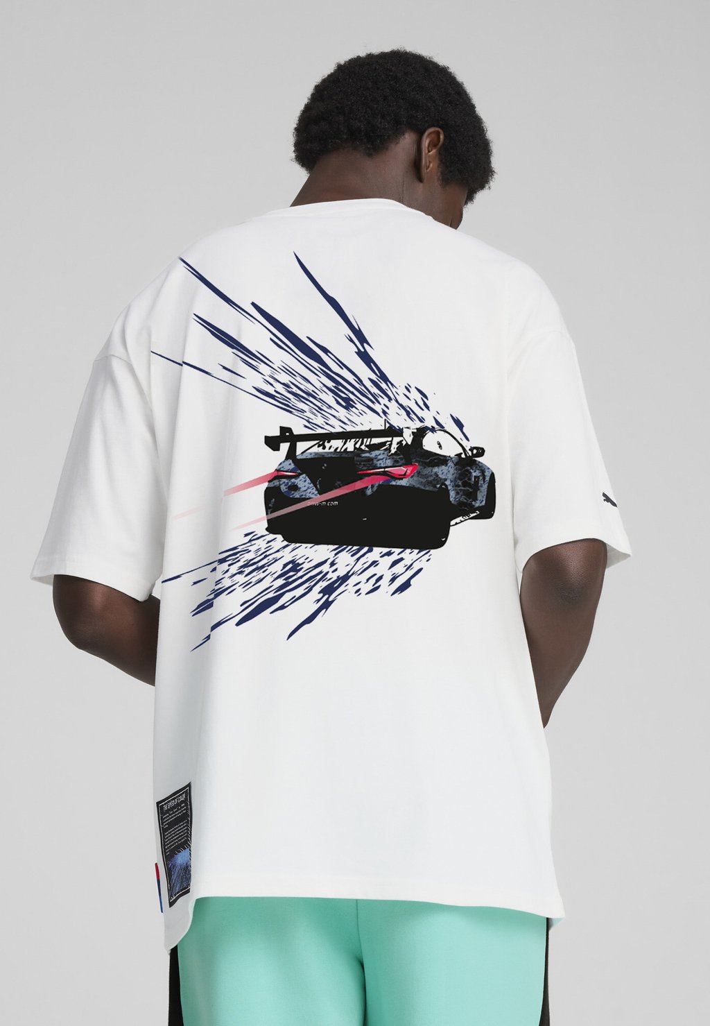 

Футболка с принтом Puma, белый