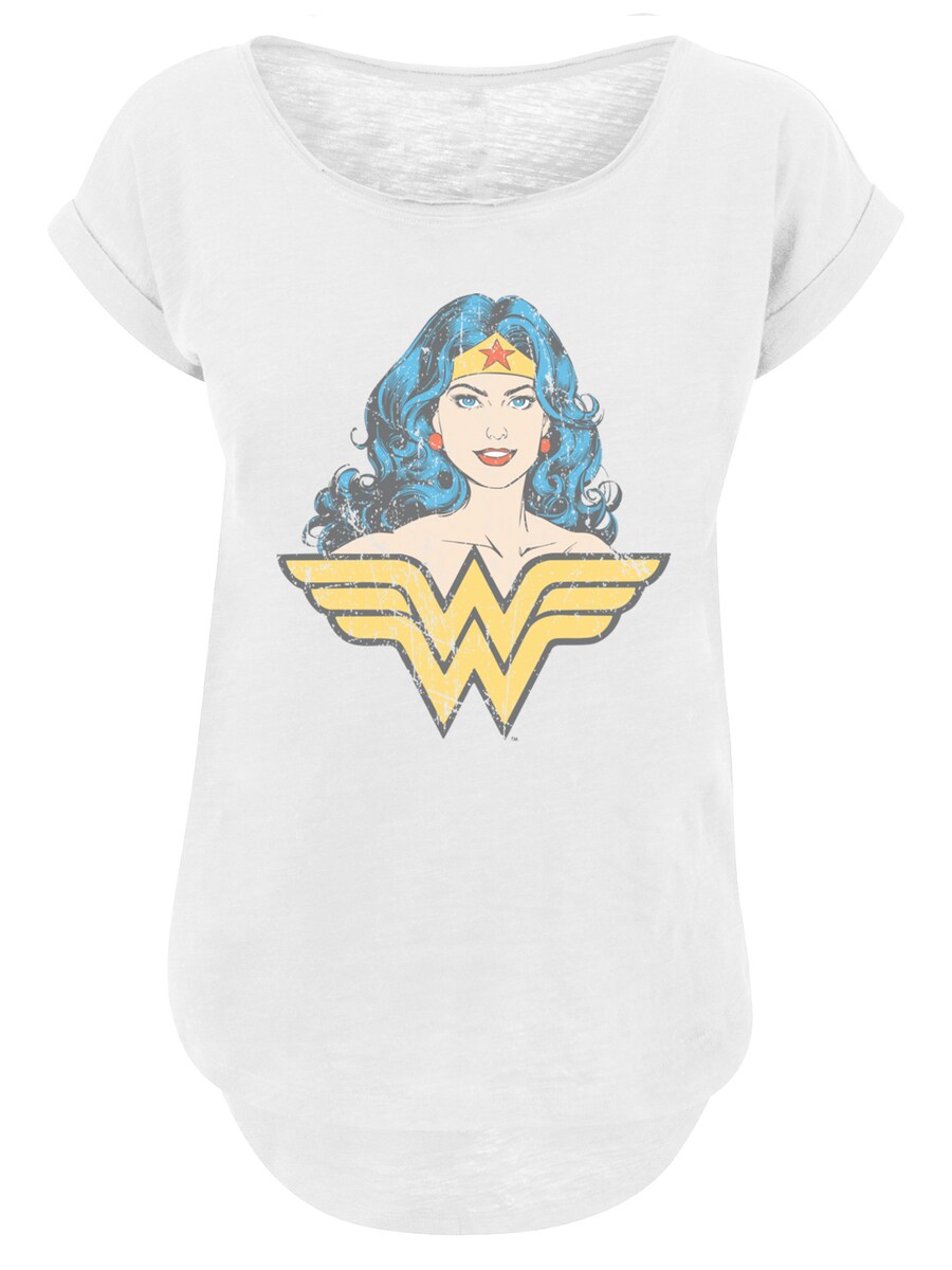 

Рубашка F4NT4STIC DC Comics Superhelden Wonder Woman Gaze, белый