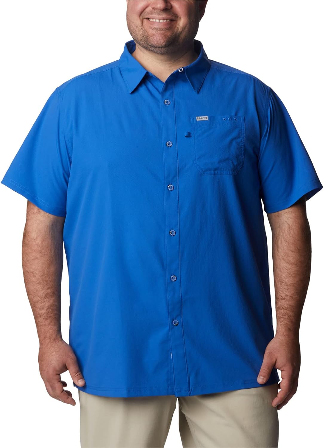 

Columbia мужская стандартная рубашка Slack Tide Camp, Vivid Blue