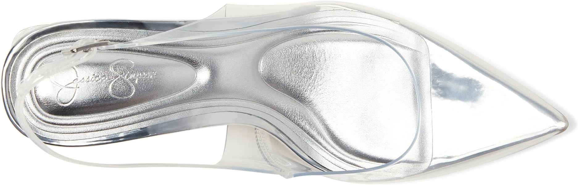 Туфли Jessica Simpson Syrina Lucite Slingback Pumps, цвет Clear — фото 2