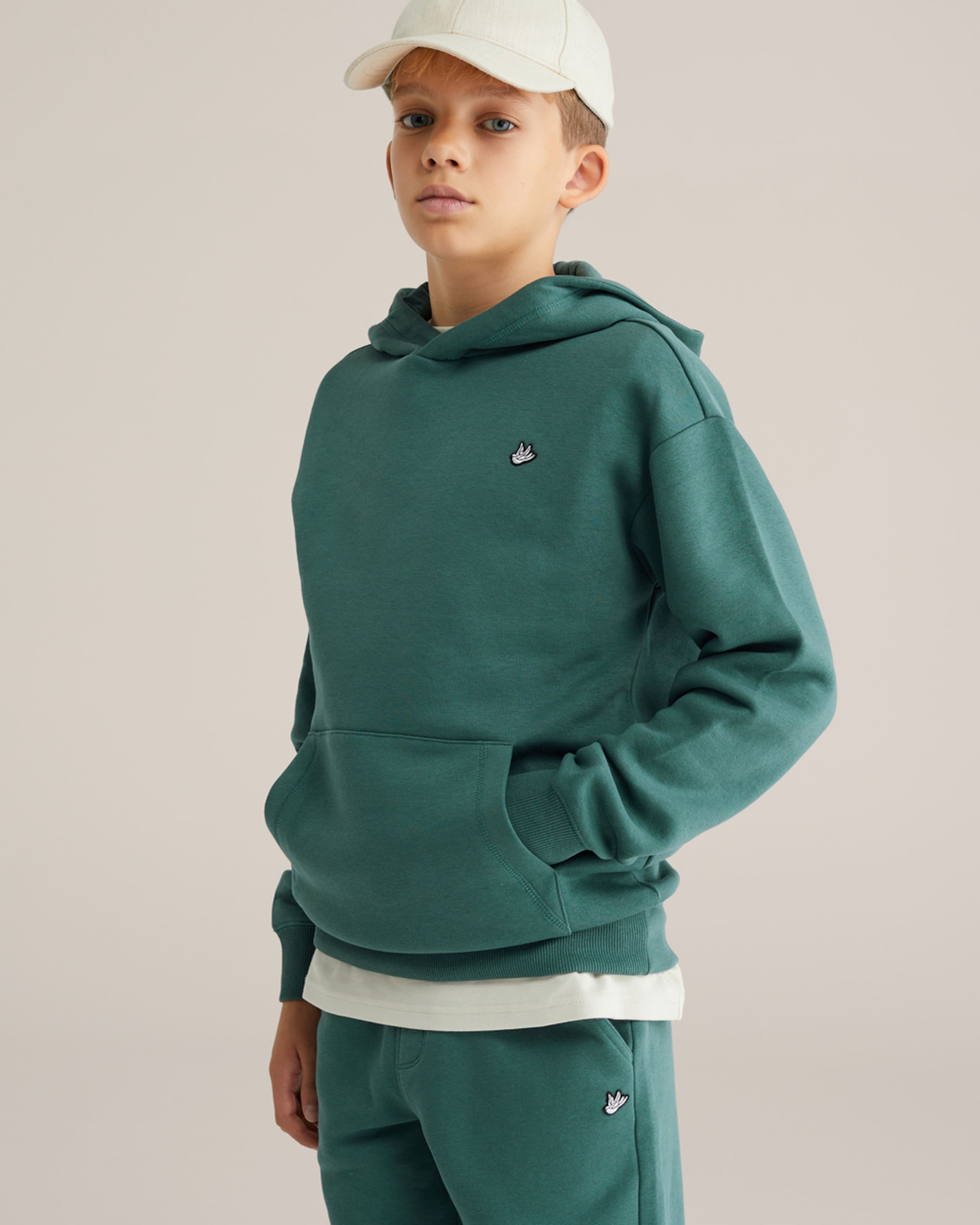 WE Fashion Толстовка в зеленом цвете — фото 3