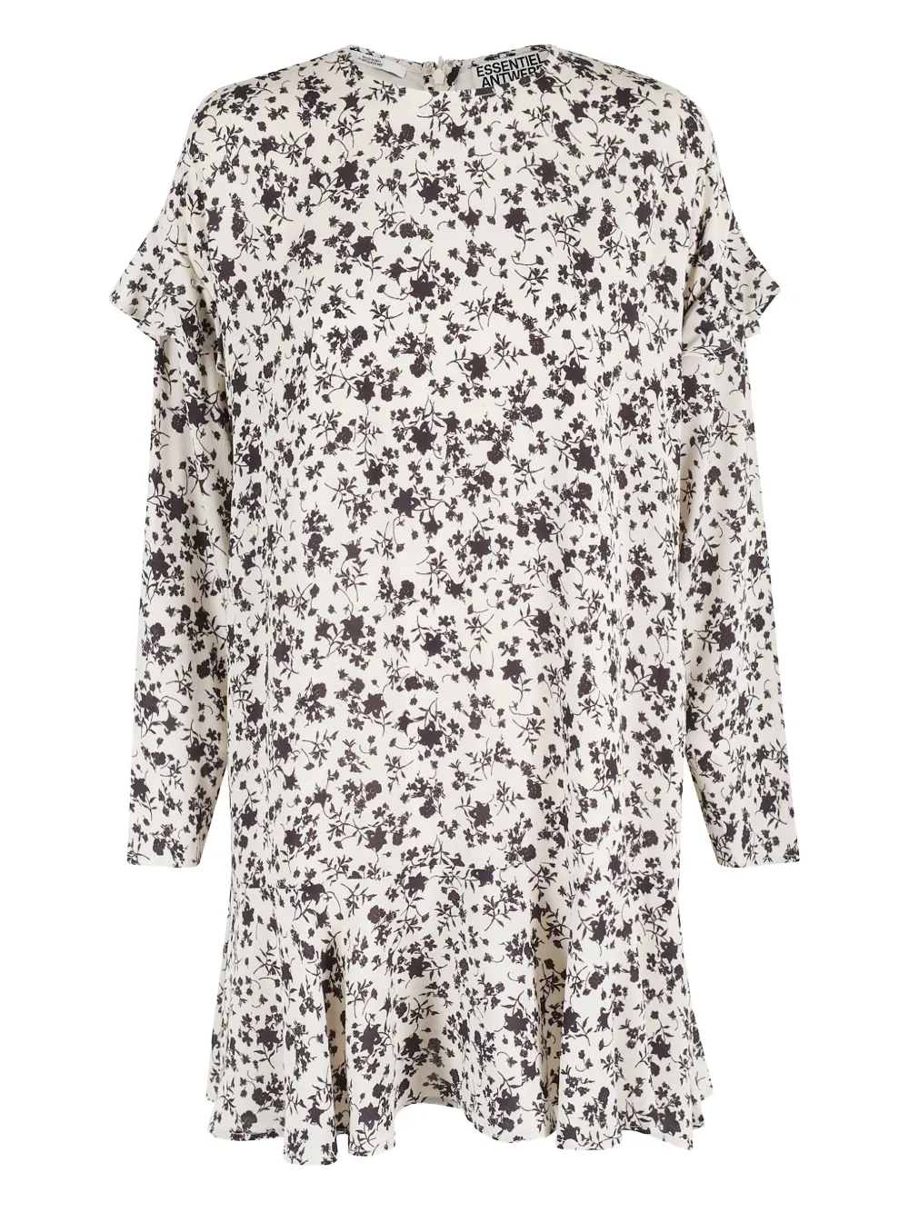 

Мини-платье с оборками Essentiel Antwerp, белый