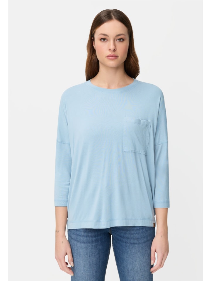 

Camel Active Светло-голубая футболка с рукавом 3/4