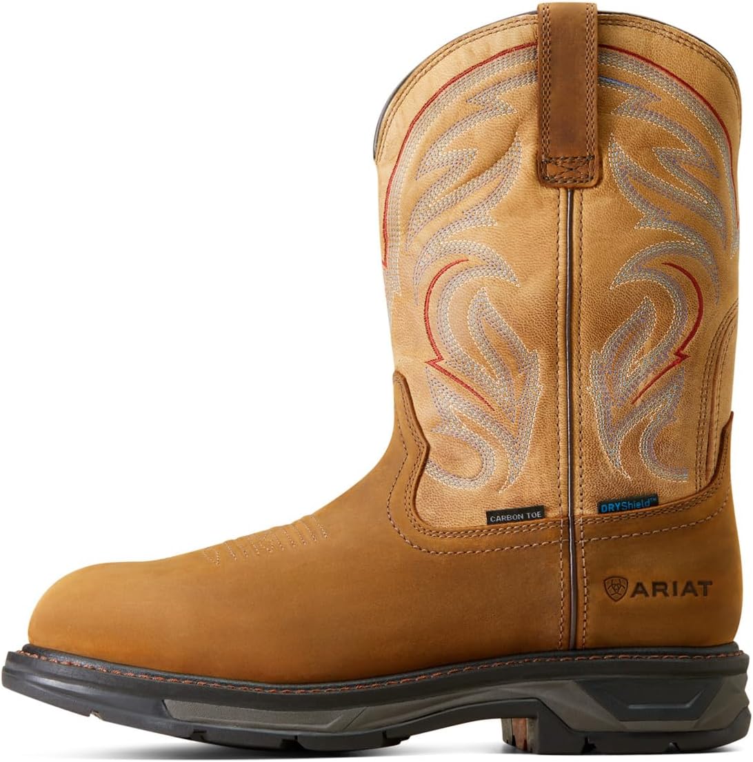 Детские/подростковые ботинки Ariat Workhog Xt с широкой квадратной ноской, коричневый — фото 2