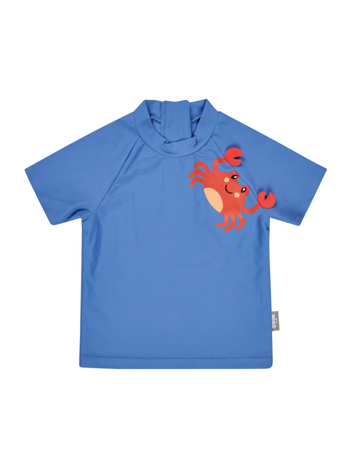 

Sterntaler Купальная футболка с короткими рукавами и принтом в виде крабов, голубоватого цвета