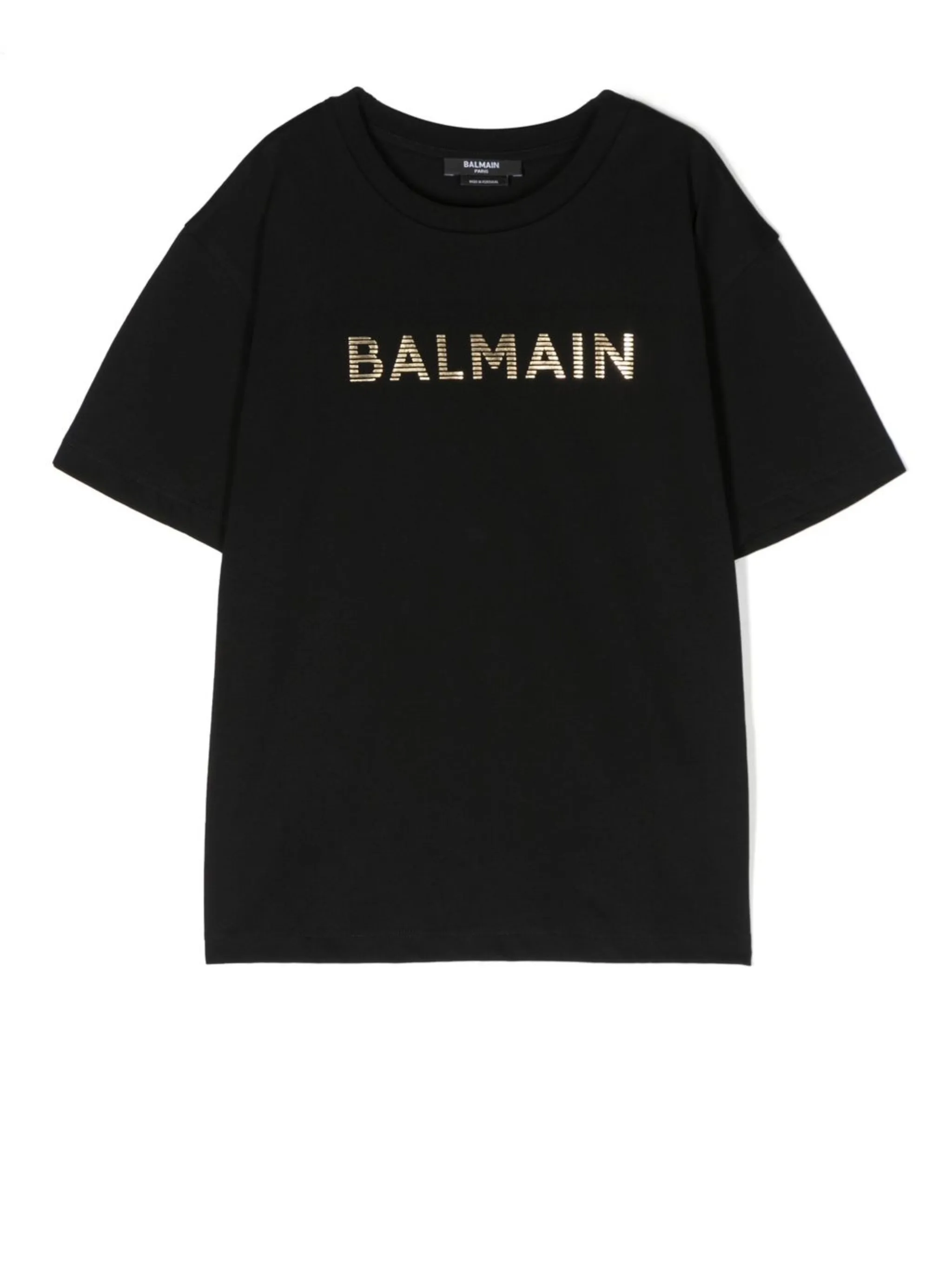 

Футболка с логотипом Balmain Kids, черный