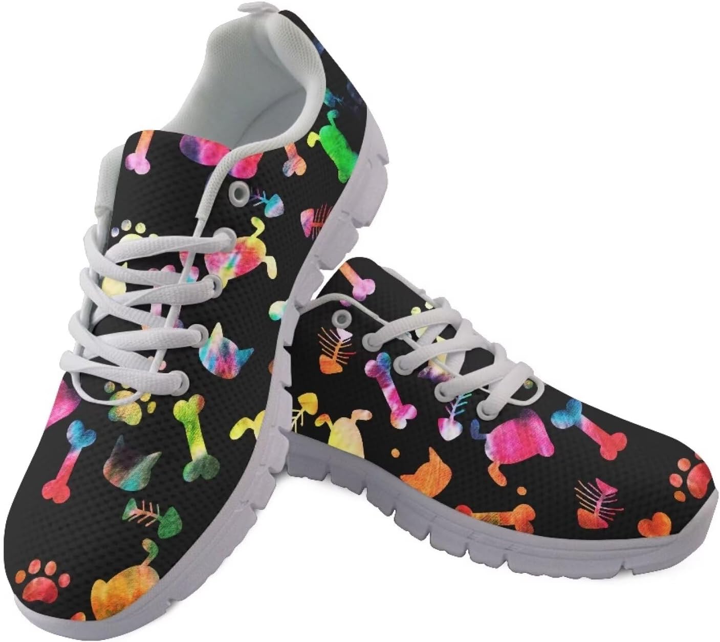 

Мужские кроссовки AmzPrint для походов, бега и ходьбы с принтом, Cat & Cat Paw