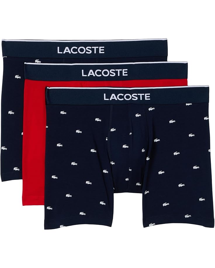 

Мужские боксеры Lacoste 3-pack Cotton, Navy Blue/Red