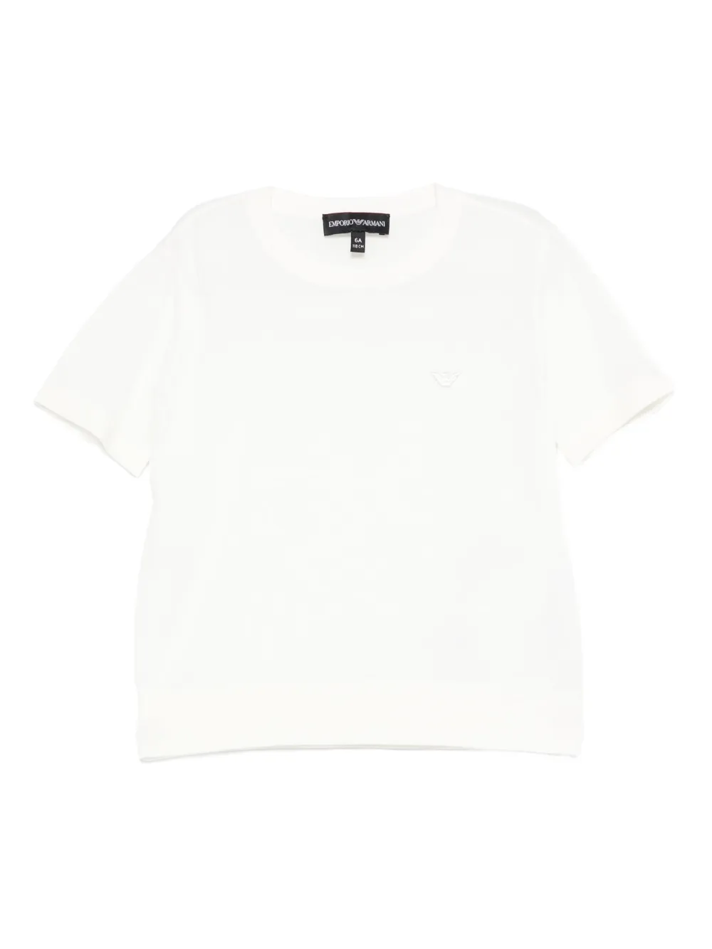 

Футболка с логотипом Emporio Armani Kids, белый