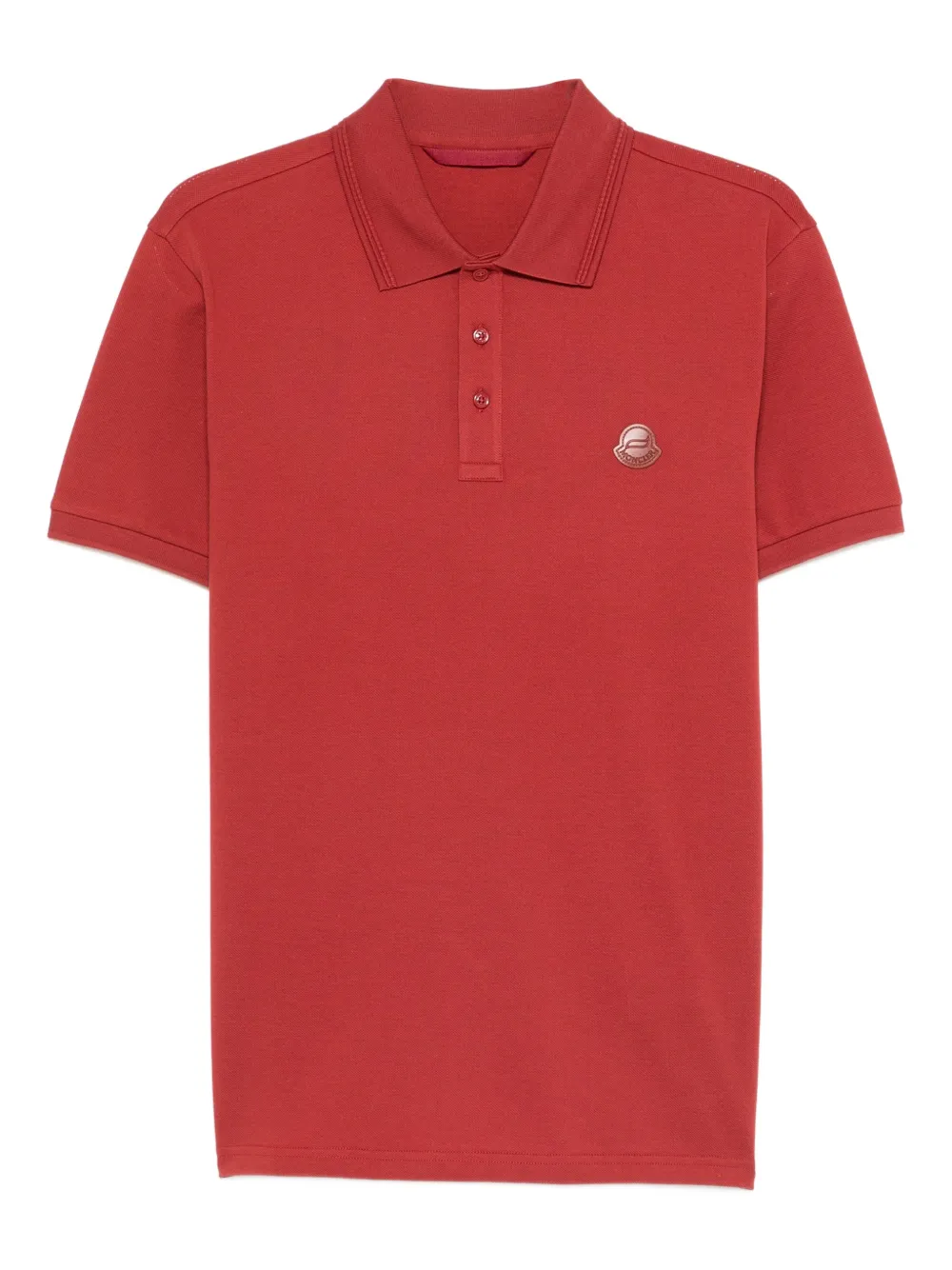 

Рубашка поло с логотипом Moncler, красный