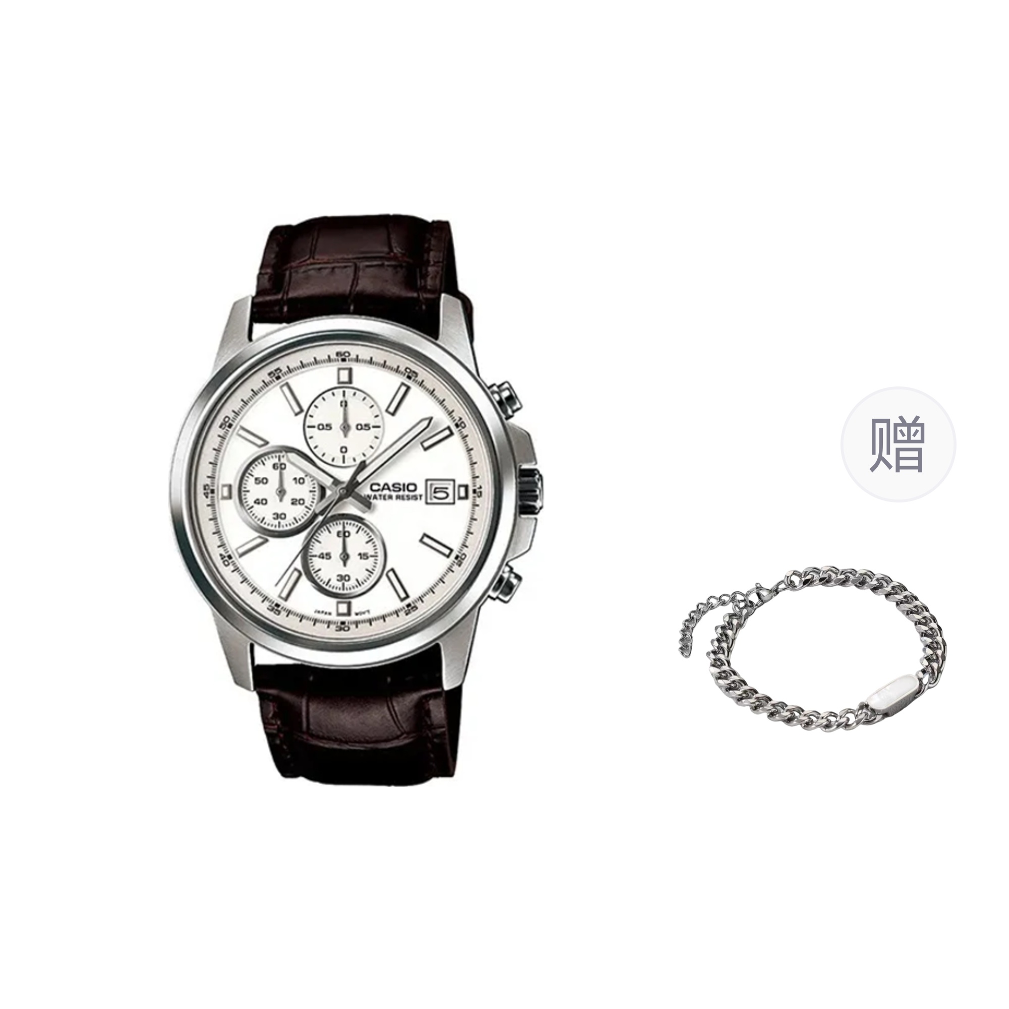 

CASIO Часы Men White Watch, White