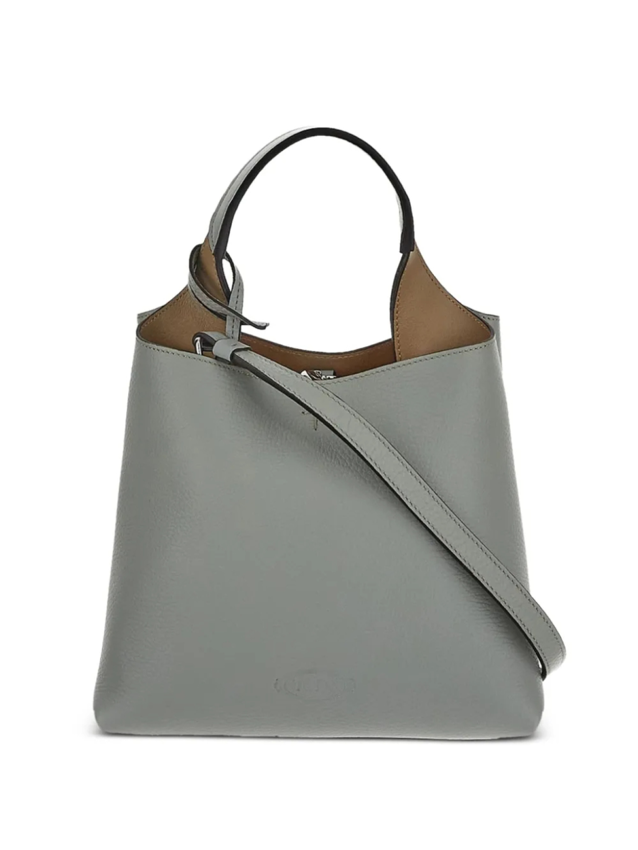 

Кожаная сумка-тоут Tod's, серый