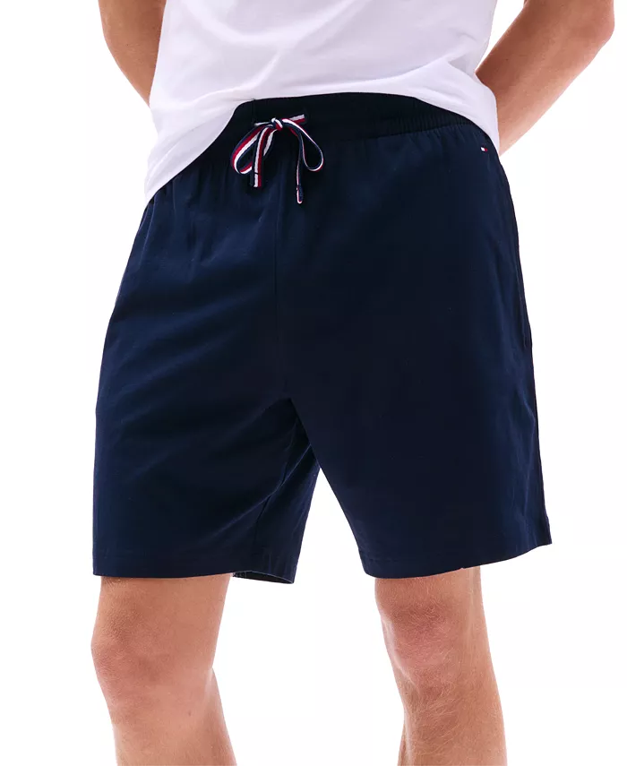 

Мужские шорты для сна из велюрового джерси Tommy Hilfiger, синий