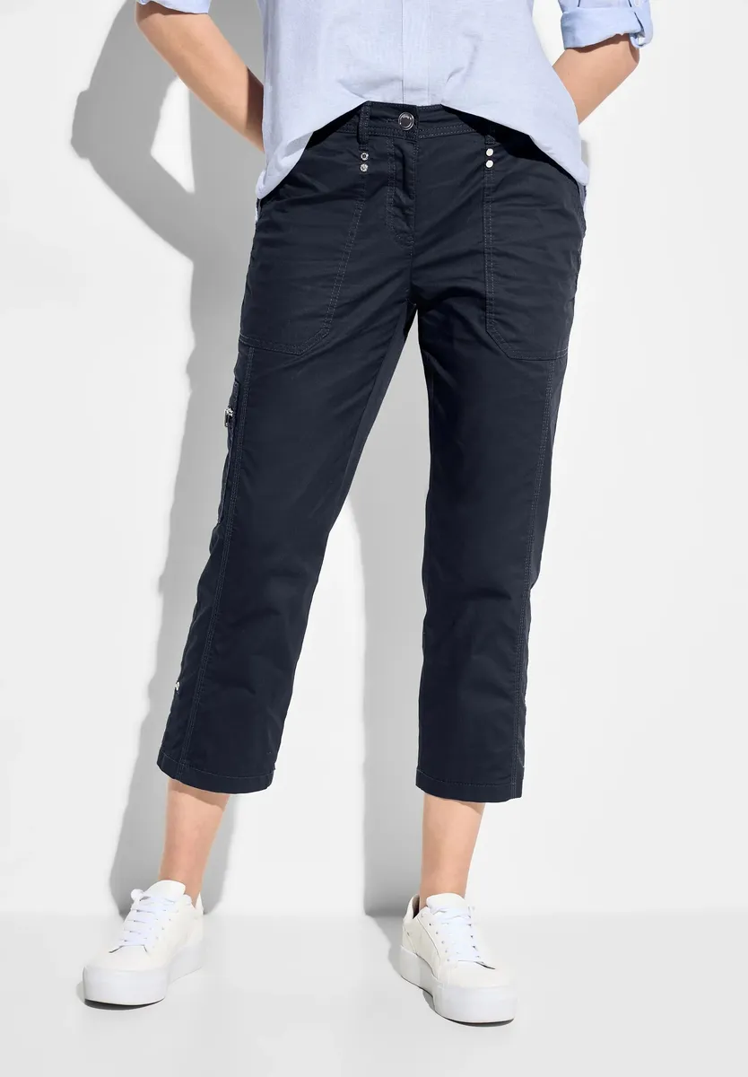 

Брюки Cecil 7/8, средняя талия, синий