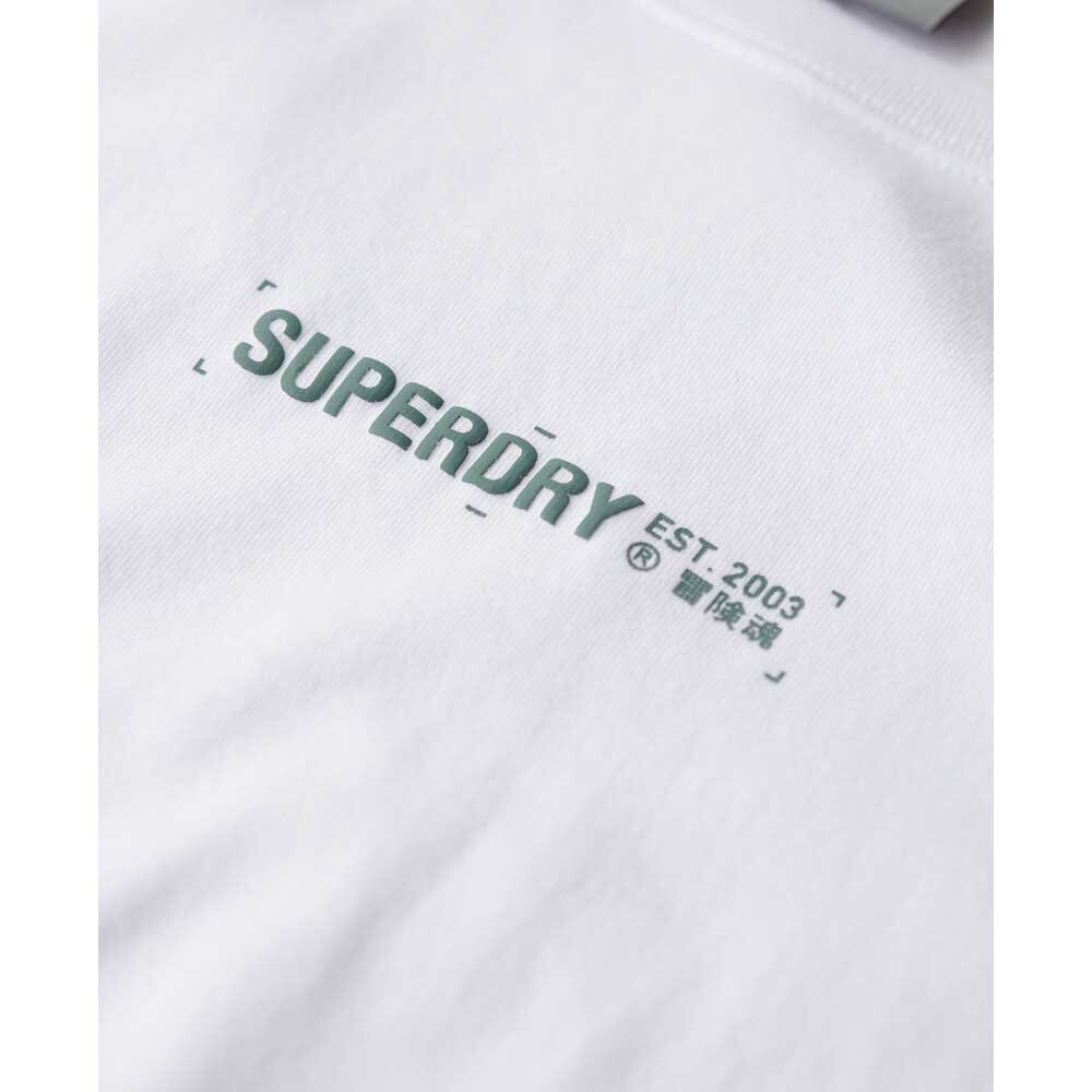 Рубашка с коротким рукавом Superdry Utility Sport Loose, белый — фото 3