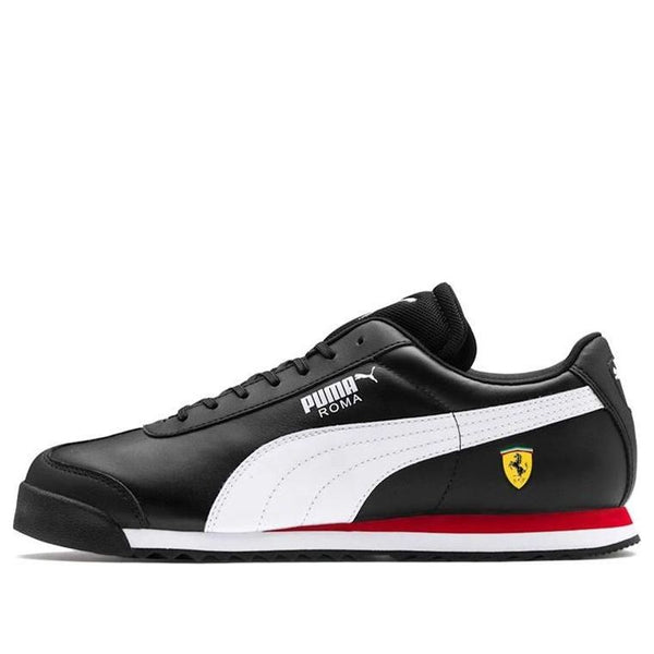 

Кроссовки scuderia ferrari roma 'black white' Puma, черный