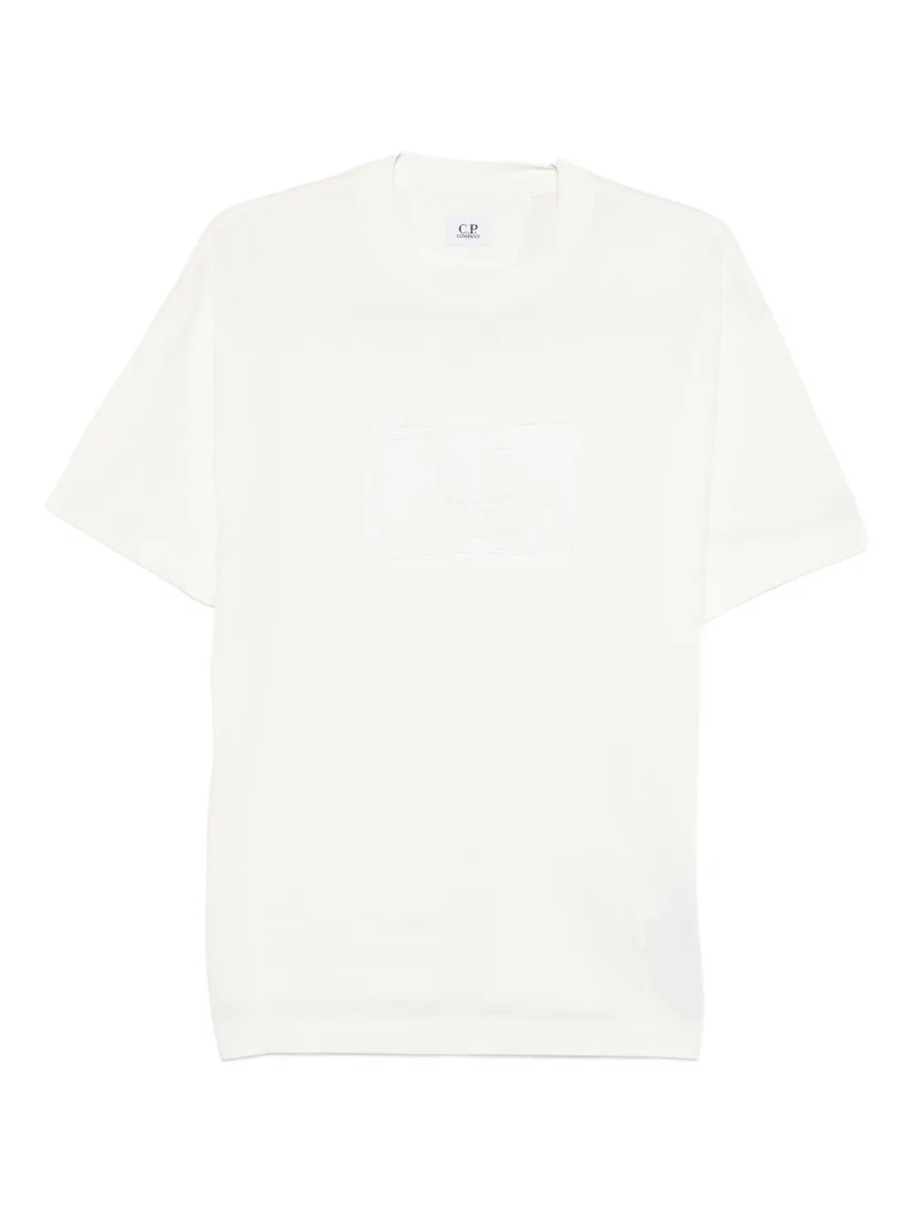 

Футболка с тисненным логотипом C.P. Company, белый