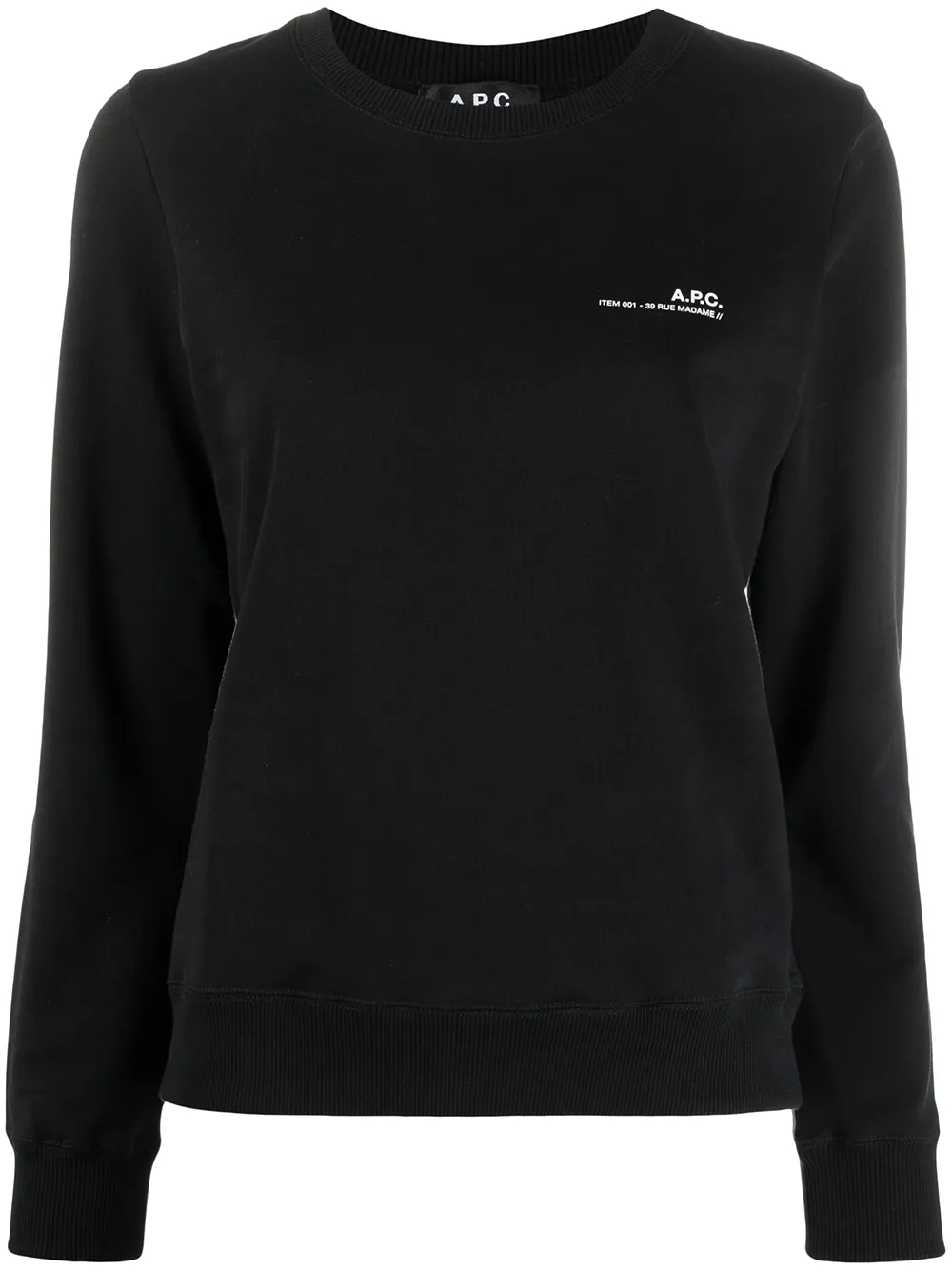 

Толстовка с логотипом A.P.C., черный