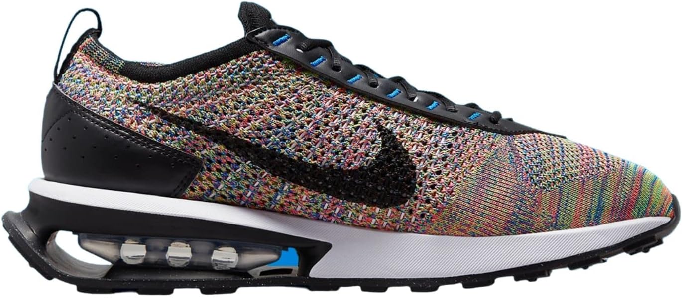 Мужские кроссовки Nike Air Max Flyknit Racer, черный/синий — фото 2