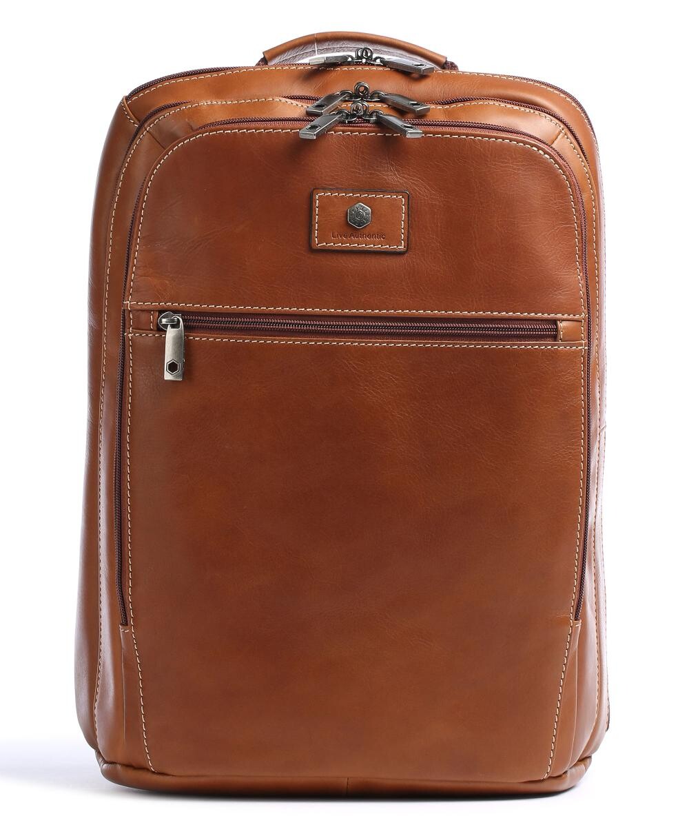 

Рюкзак Montana 15″ из гладкой кожи Jekyll & Hide, коричневый