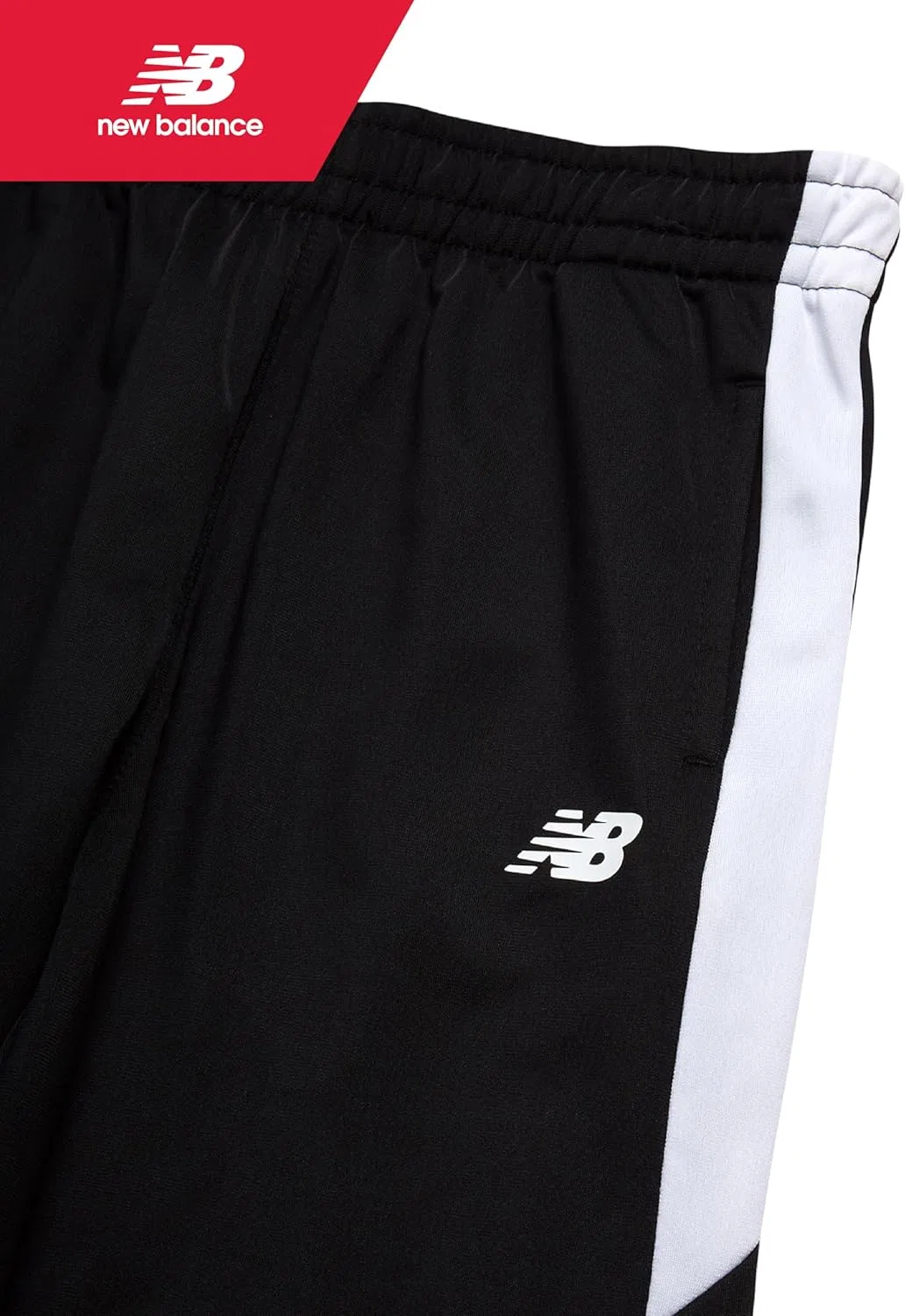 Детский спортивный костюм New Balance, 2 предмета: футболка и штаны, Blue/Black — фото 4