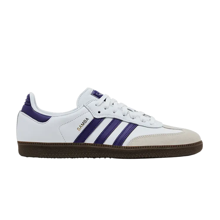 

Кеды adidas Samba ADV 'White Collegiate Purple', белый