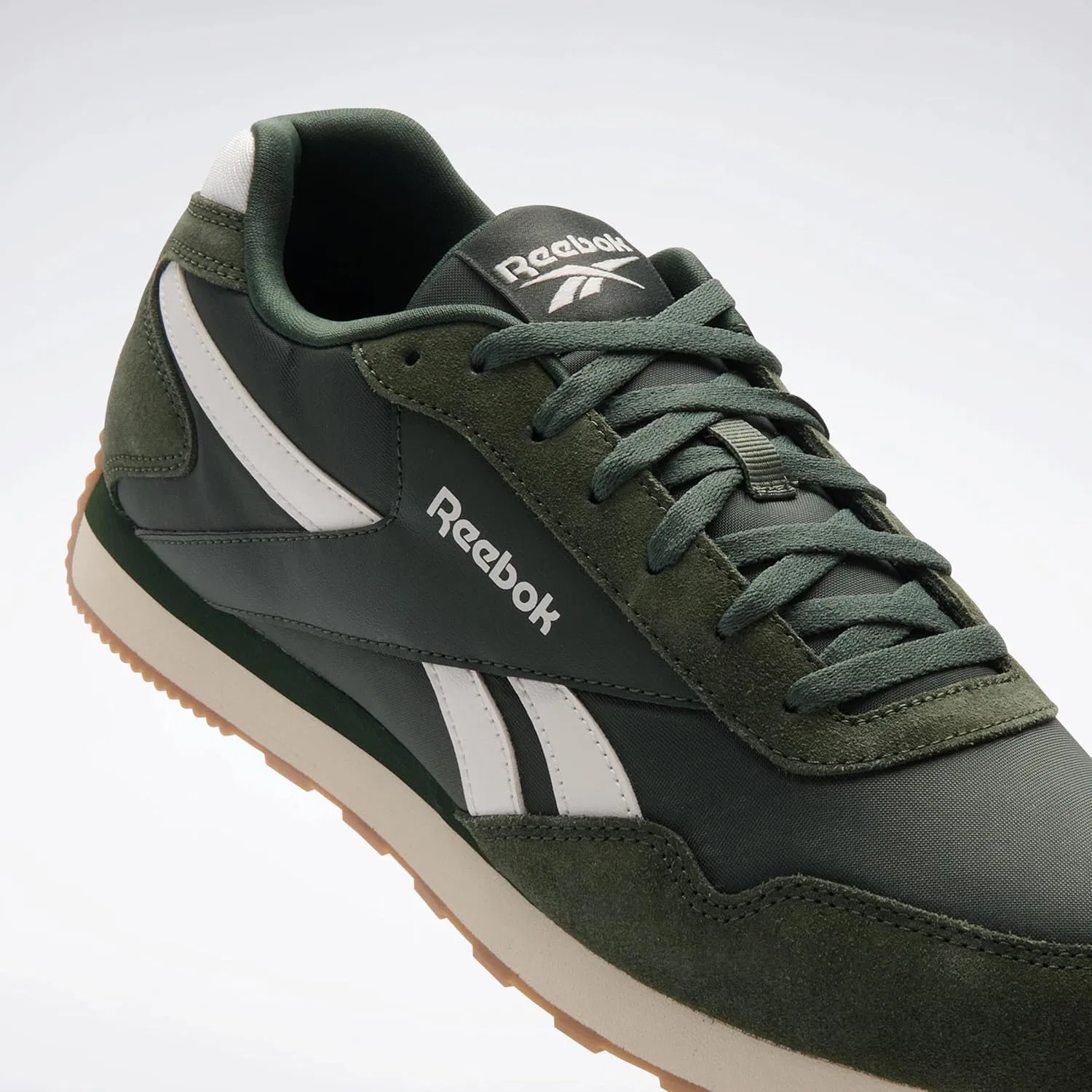 Кроссовки Reebok Unisex Glide Low Trainers, Grit Green Grit Green Chalk — фото 2