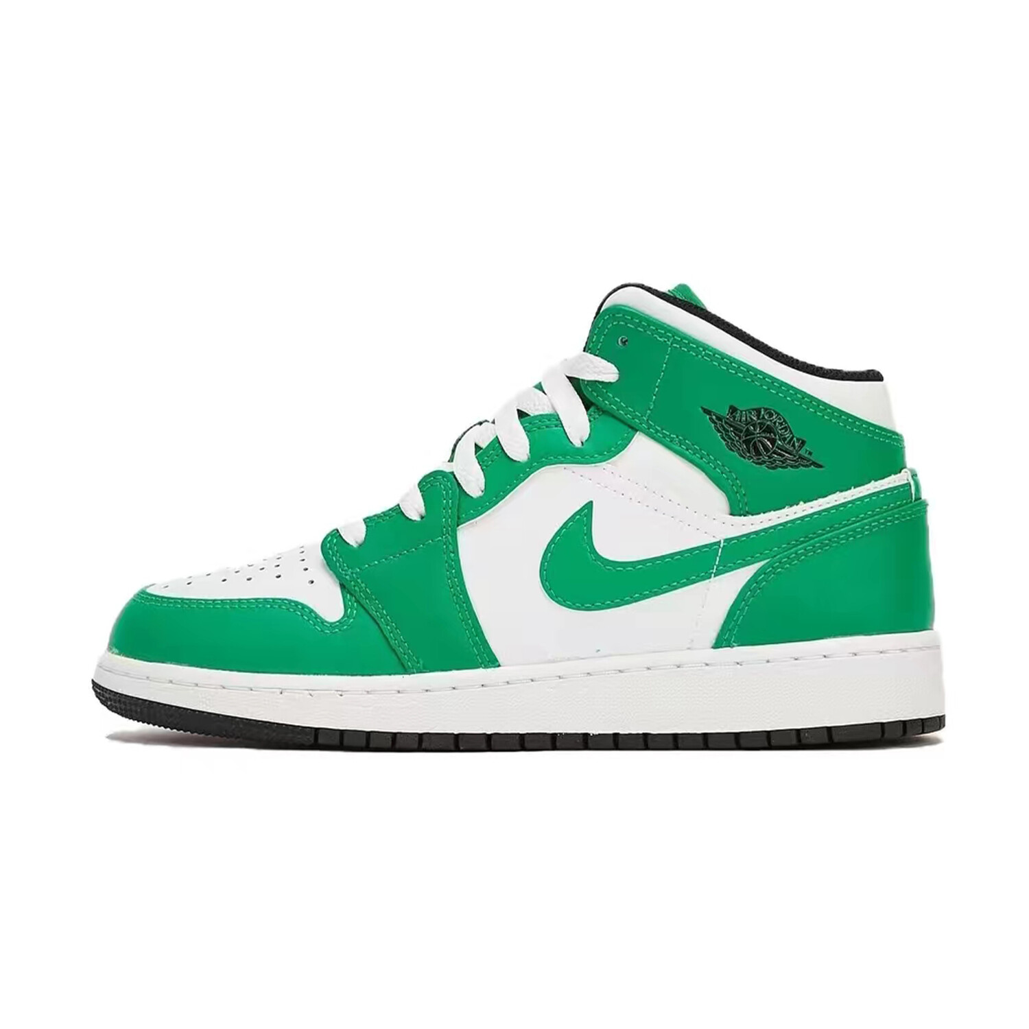Кроссовки Air Jordan 1 Vintage Basketball Shoes Women's Mid-Top Gray White — фото 3
