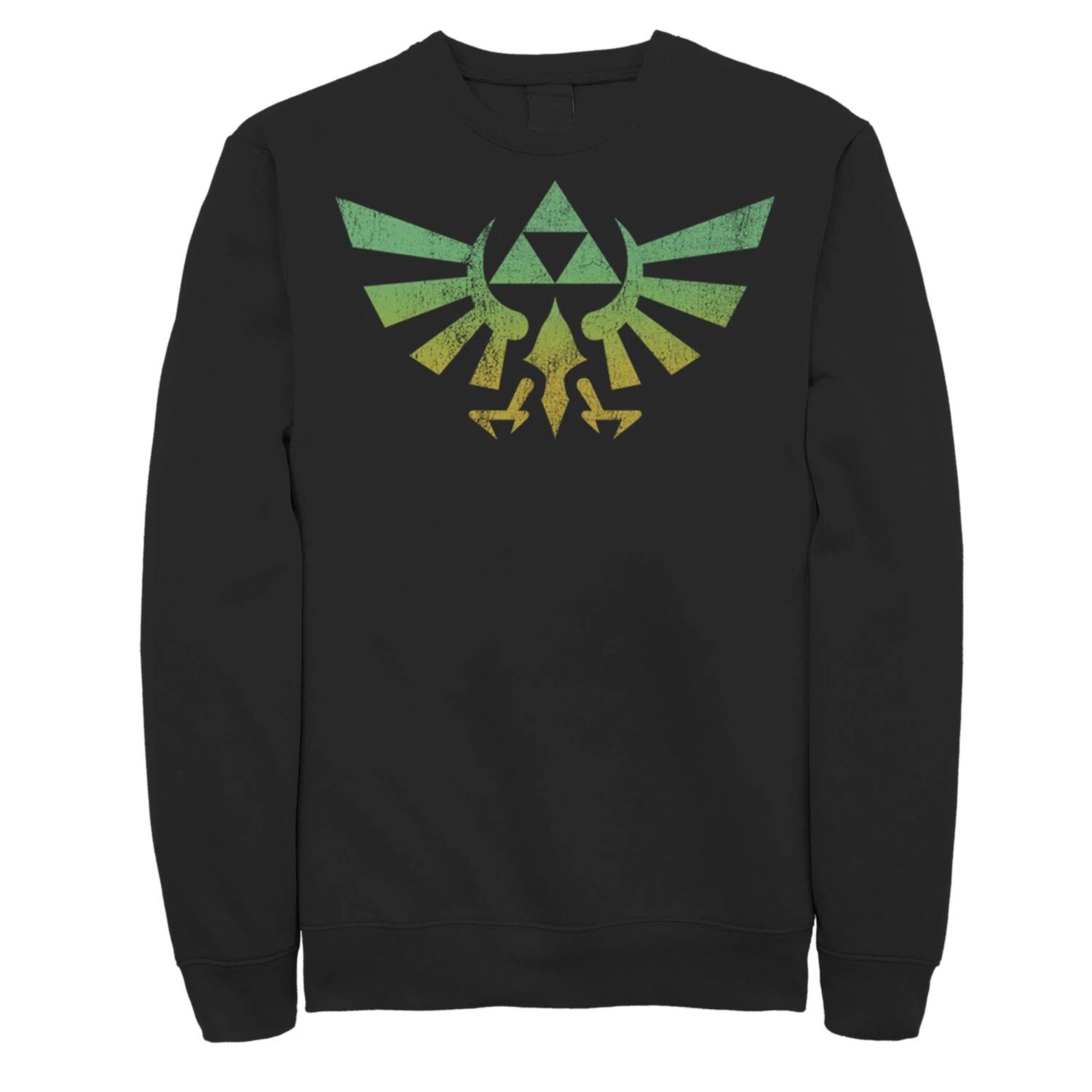 

Мужская зеленая выцветшая толстовка Nintendo Legend of Zelda Triforce Triforce Licensed Character, Зеленый, Мужская зеленая выцветшая толстовка Nintendo Legend of Zelda Triforce Triforce Licensed Character