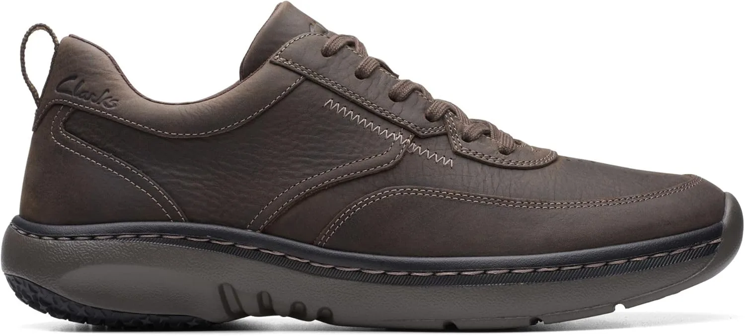Мужские кроссовки Clarkspro и кроссовки Clarks на шнуровке, темно-коричневый — фото 4