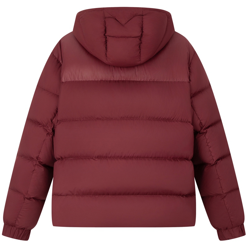 Tommy Hilfiger Мужская пуховая куртка темно-красная, Dark Red VLP — фото 4