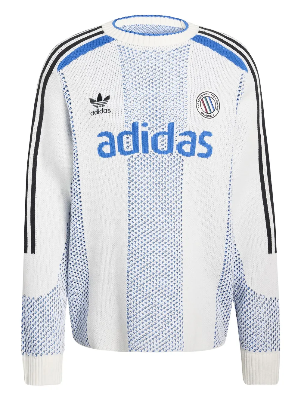 

Свитер Adicolor Blokecore с логотипом adidas, белый