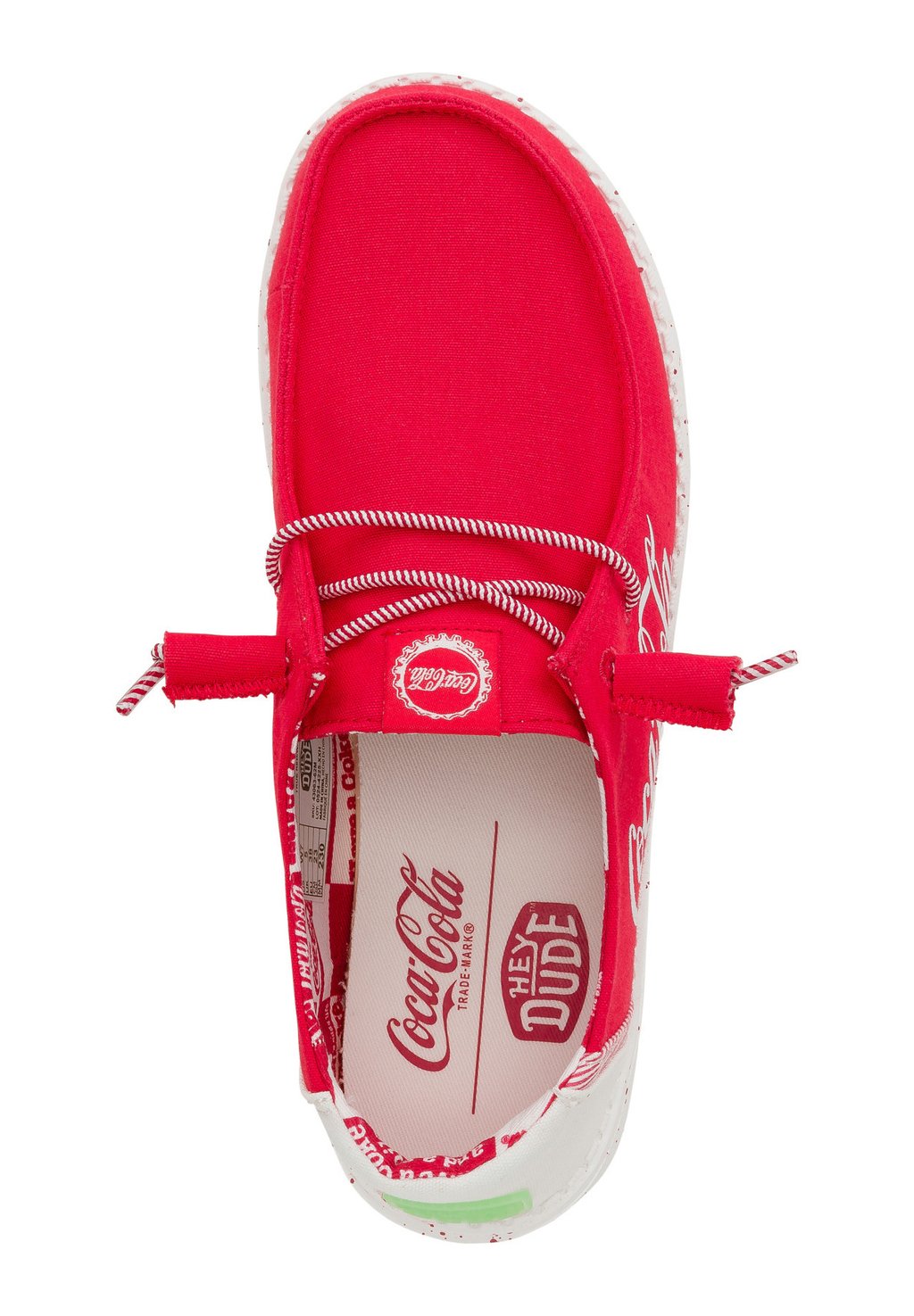 Слипоны WALLY COKE - Trainers HEYDUDE, светло-красный — фото 3