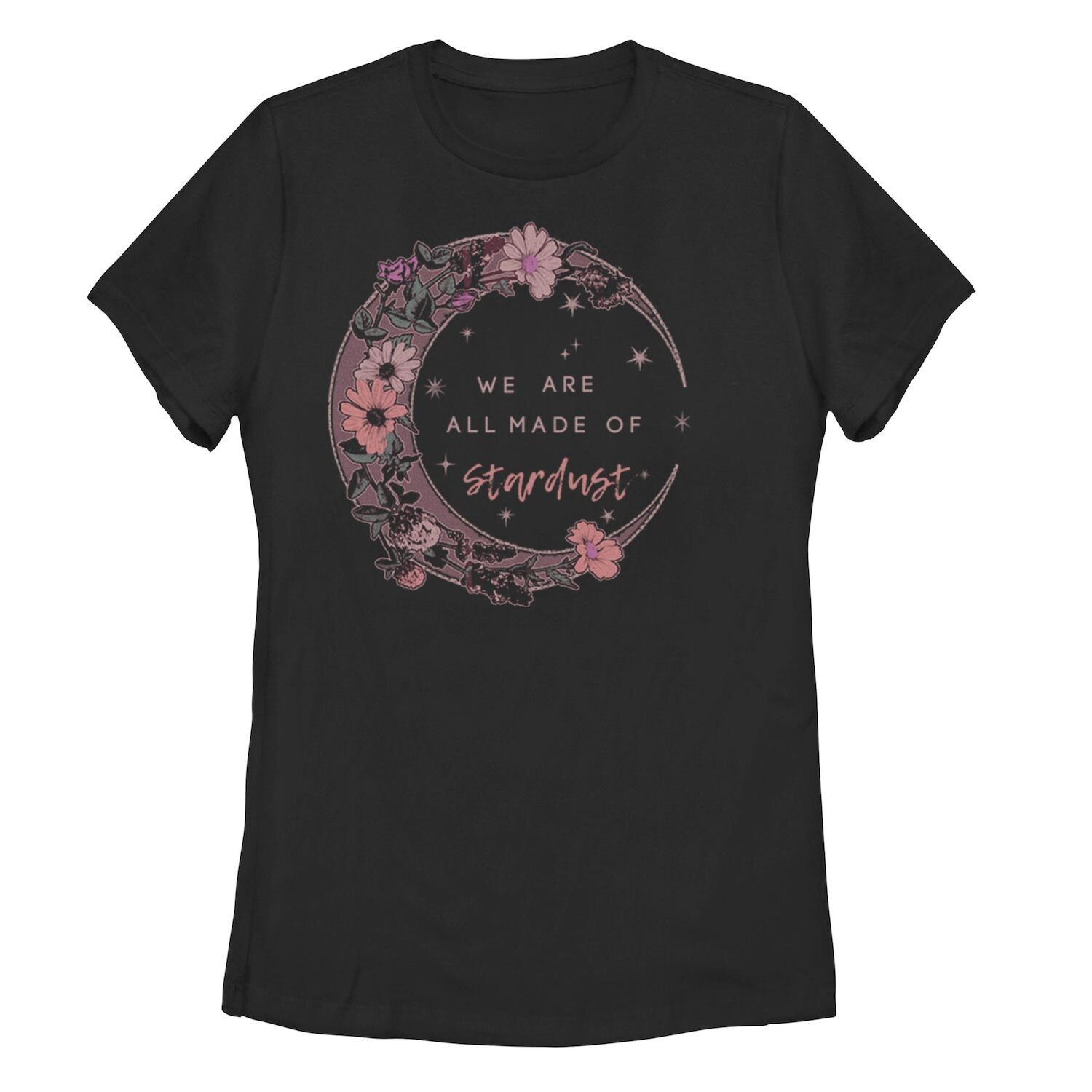 

Футболка Stardust Moon Galactic Flowers для юниоров, черный