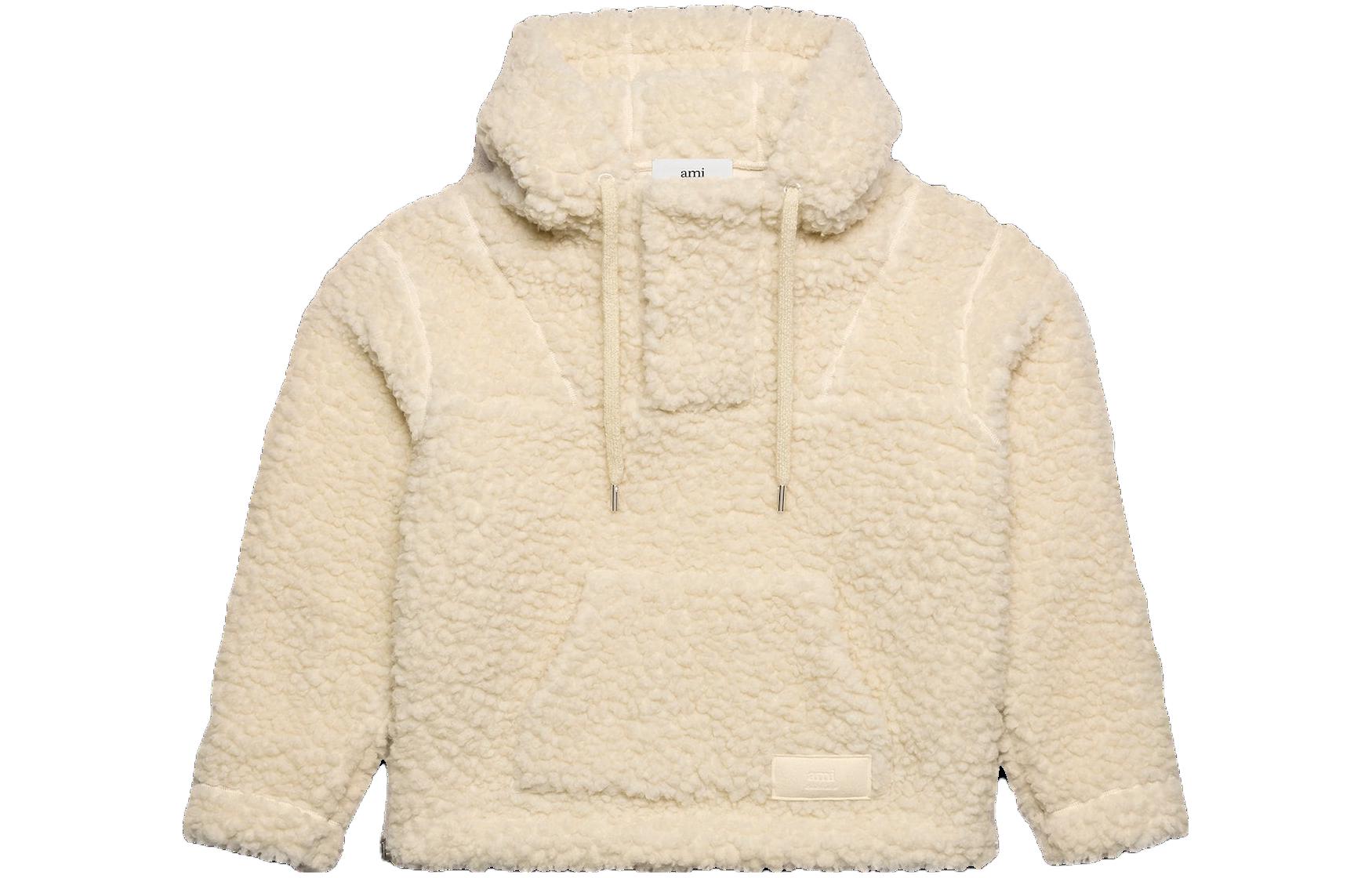 

AMIPARIS Дизайнерская куртка FW23 унисекс слоновая кость белый, Ivory White