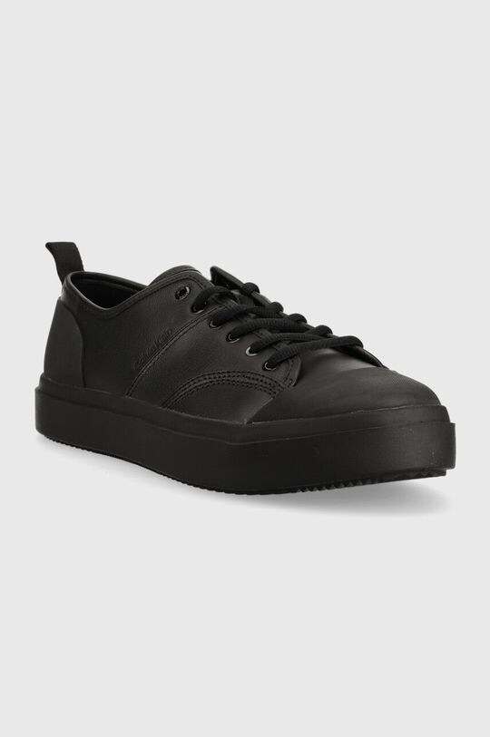 

Кожаные кроссовки LOW TOP LACE UP LTH Calvin Klein, черный