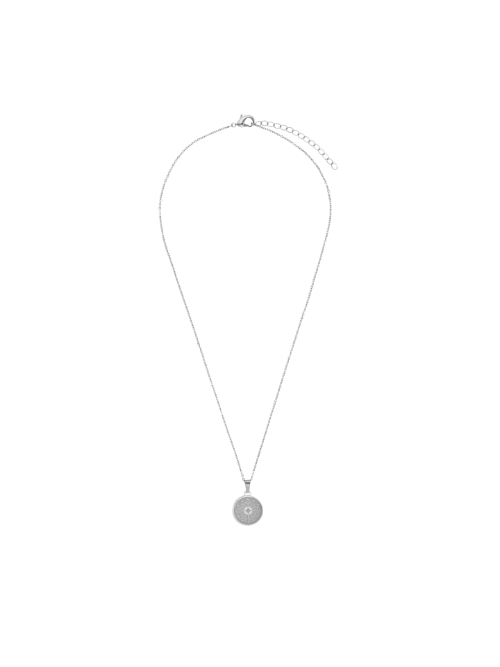 

Steel_Art Женское колье с подвеской в виде знака зодиака, серебристого цвета, полированное серебро